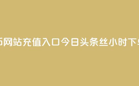 抖音抖币网站充值入口 - 今日头条丝24小时下单 第1张 抖音抖币网站充值入口 - 今日头条丝24小时下单 第1张