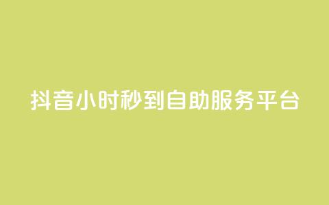 抖音24小时秒到自助服务平台,抖音业务下单秒到账 - 24自助下单服务平台便宜 快手自助平台在线下单正规 第1张 抖音24小时秒到自助服务平台,抖音业务下单秒到账 - 24自助下单服务平台便宜 快手自助平台在线下单正规 第1张