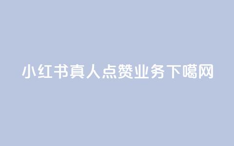 小红书真人点赞业务 第1张 小红书真人点赞业务 第1张