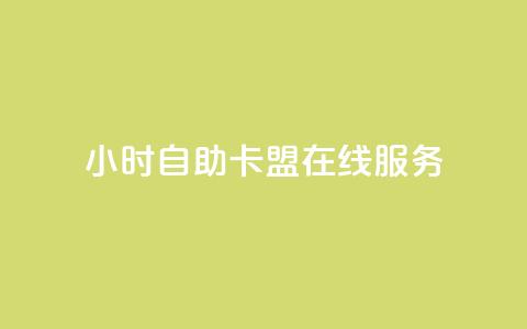 24小时自助卡盟在线服务 第1张 24小时自助卡盟在线服务 第1张