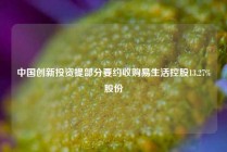 中国创新投资提部分要约收购易生活控股13.27%股份
