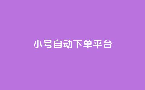 ks小号自动下单平台 - KS小号自动下单平台	，一键畅享便捷购物体验!  第1张