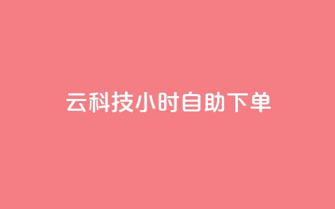 12云科技24小时自助下单 - 12云科技全天候在线自助下单服务，便捷高效！。  第1张