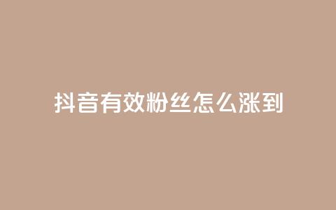 抖音有效粉丝怎么涨到500 - 如何快速提升抖音粉丝数量至500。  第1张