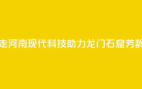 何以中国 行走河南｜现代科技助力龙门石窟“芳龄永续”  第1张