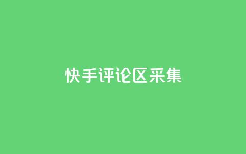 快手评论区采集,快手快币在哪里查看 - 刷访客工具 QQ自主低价下单平台  第1张