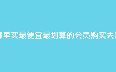 qq会员哪里买最便宜(最划算的QQ会员购买去哪里找)  第1张