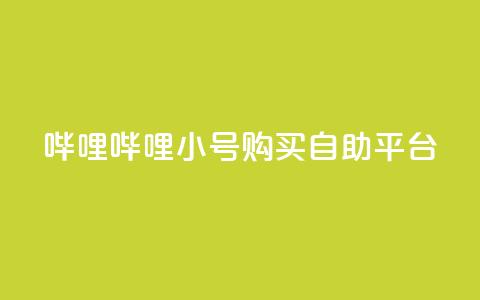 哔哩哔哩小号购买自助平台 - B站小号购买平台 自助服务一键购买! 第1张 哔哩哔哩小号购买自助平台 - B站小号购买平台 自助服务一键购买! 第1张