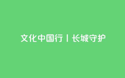 文化中国行丨长城·守护 第1张 文化中国行丨长城·守护 第1张