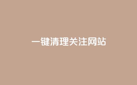 ks一键清理关注网站 - KS一键清理关注网站的全新功能大揭秘~  第1张