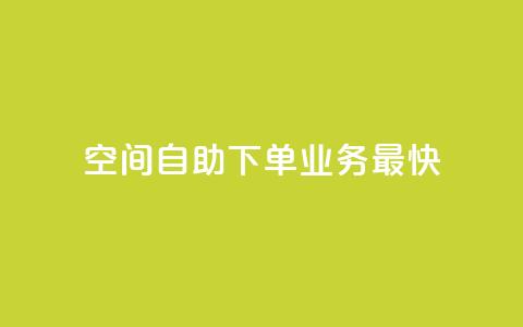 空间自助下单业务最快,快手业务全网最低价 - 粉丝下单链接 ks保不掉粉丝  第1张