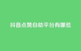 抖音点赞自助平台有哪些,购买DY粉丝 - 抖音刷钻网站全网最低价啊 - 斗音刷讚在线24小时