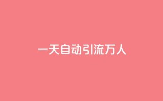 qq一天自动引流5万人 - qq一天实现5万人自动引流，详解成功方法~
