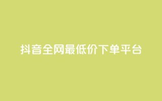 抖音全网最低价下单平台,卡密出售网站 - 粉丝和关注的区别 - 51卡盟平台