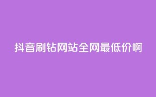 抖音刷钻网站全网最低价啊,刷会员最稳定的卡盟 - 自助下单24小时平台 - dy秒刷