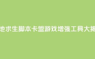 绝地求生脚本卡盟：游戏增强工具大揭秘