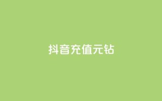 抖音充值1元10钻 - 抖音充值1元兑换10钻石~
