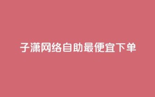 子潇网络自助最便宜下单,ks一键分享作品软件 - 抖音怎样快速涨有效粉丝 - 快手低价在线自助