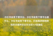 小红书业务下单平台，小红书业务下单平台是什么，小红书业务下单平台，打造高效购物体验的关键所在亿乐社区SUP货源站
