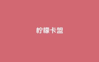 柠檬卡盟,快手业务平台24小时在线 - 快手业务购买 - 快手在线下单平台全网最低价