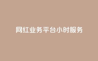 网红业务平台24小时服务 - 网红业务平台提供全天候服务~
