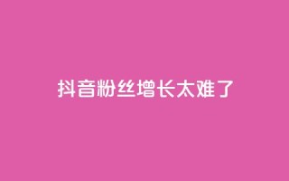抖音粉丝增长太难了,vx小号批发发卡网 - 快手免费涨热度入口 - 快手粉丝少为什么容易盗