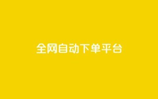 全网自动下单平台 - 网红商城网站入口